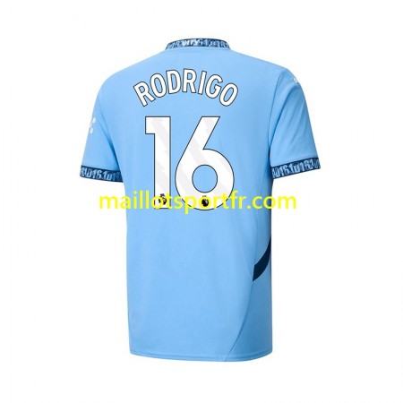 Maillot de Foot Manchester City RODRIGO 16 Domicile 2024/25